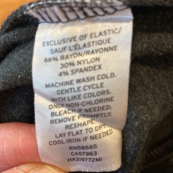 Womens Halogen pull on gray pant workwear wearever ponte elastic slim fit - Picture 8 of 8